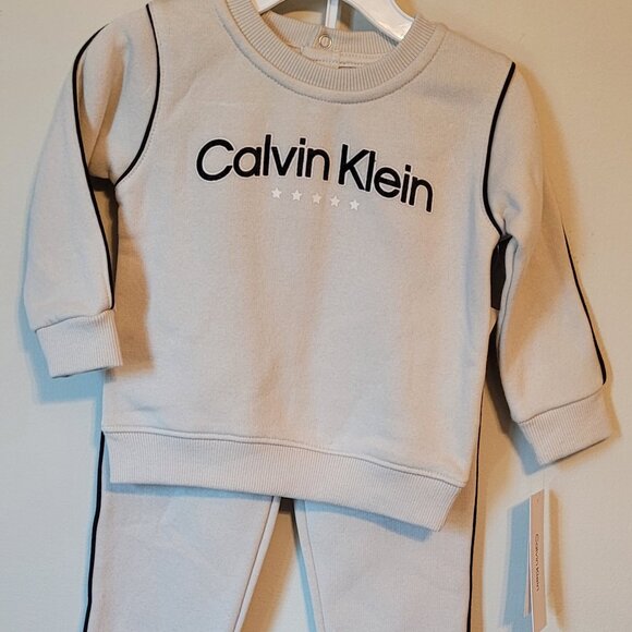 Calvin Klein 2pc Knit Jog Set - Picture 1 of 7